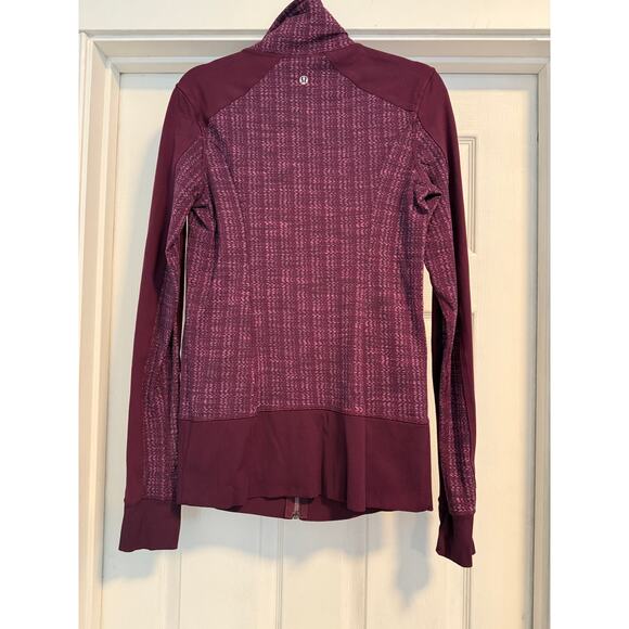 [Modern] Lululemon Dark Purple Full Zip Yoga Jacket - Size M - Picture 4 of 10